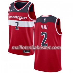 Maillot Homme Washington Wizards John Wall 2 Nike 2017-18 Rouge Swingman